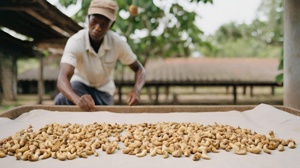 Cleaning And Detaching Cashew Apples