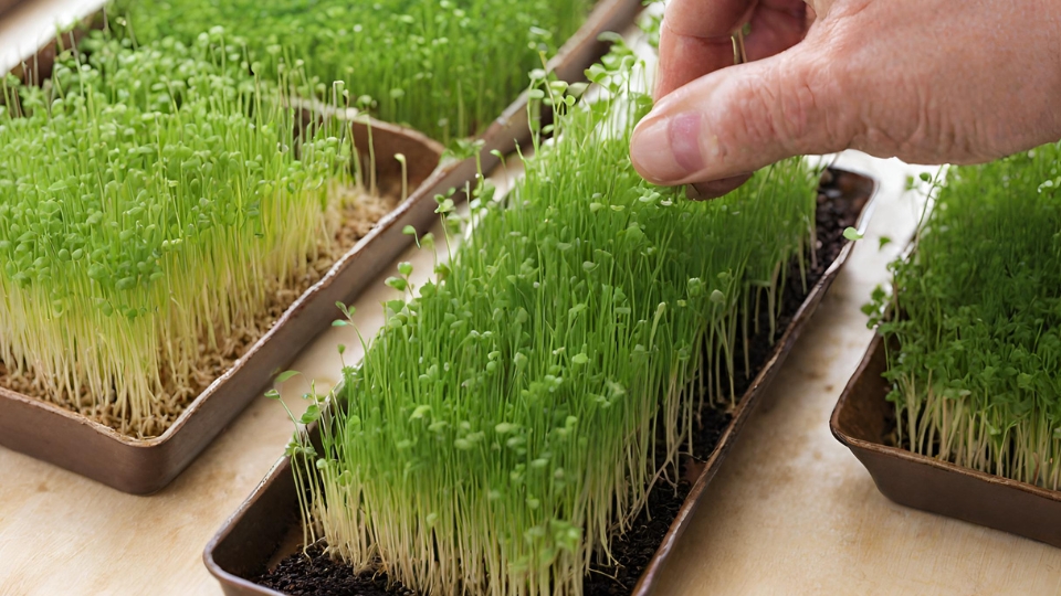 Growing Wheatgrass Microgreens