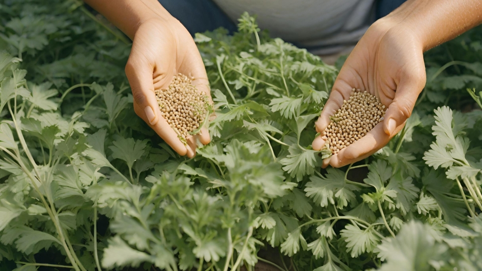 Maximizing Coriander Seed Yields