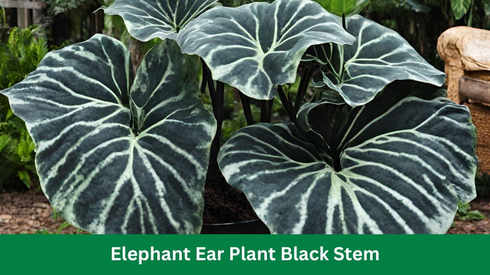 Elephant Ear Plant Black Stem